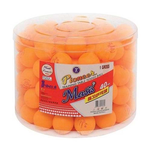 Masis Pin Pon Topu Pioneer 40 MM Renkli PPT03-G (1 Adet)