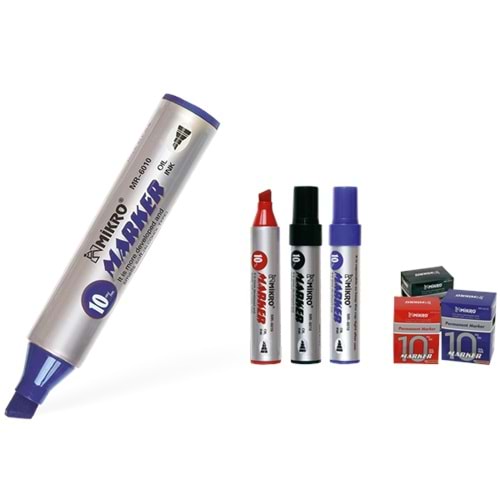 Mikro Markör Permanent Jumbo 10 MM Mavi MR-6010 (1 Adet)