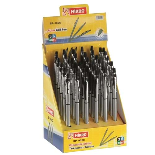 Mikro Tükenmez Kalem Otomatik Metal 36 LI BP-902C