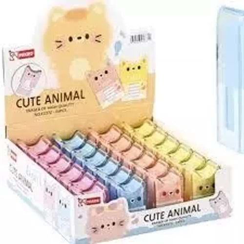 Mikro Silgi Cute Anımal 24 Lü E2372