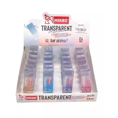 Mikro Silgi Transparent Er-5701