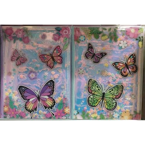 Mikro Günlük Defter Butterfly Spring Gn-645