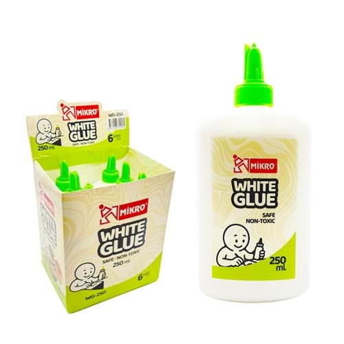 Mikro Tutkal Whıte Glue 250 ML WG-250 (1 Adet)