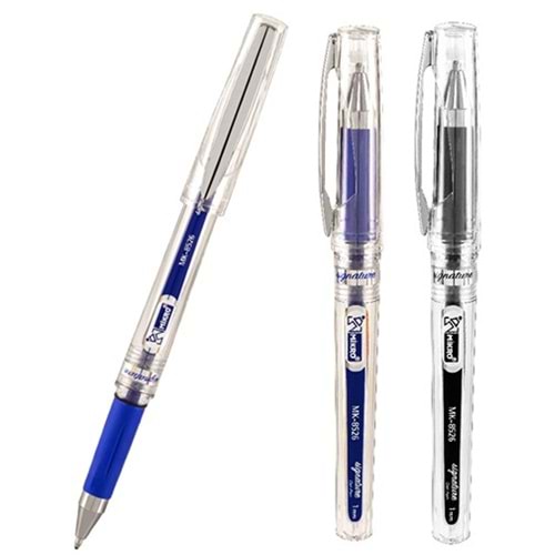 Mikro Roller Kalem Jel Bilye Uçlu 1.0 MM Siyah İmza Kalemi MK-8526 (1 Adet)