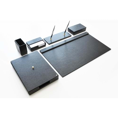 Tabac Sümen Takımı Dıplomate Lüks Suni Deri Parlak Siyah 4620-112