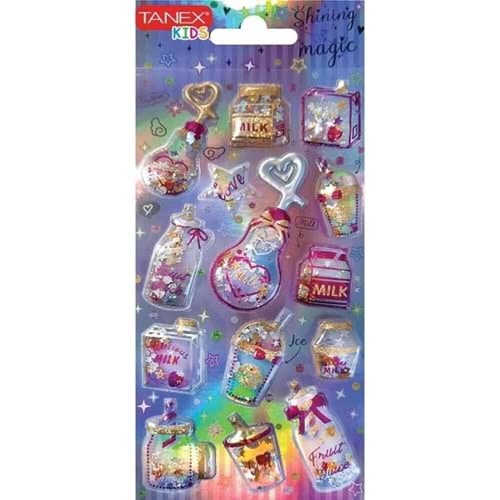 Tanex Parlak Simli-8 Serisi Etiketi 5 Ad.Tnx-26058