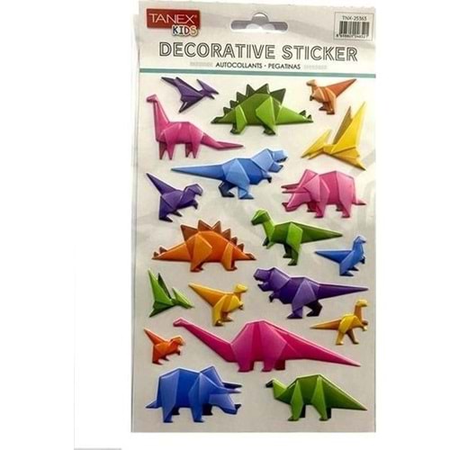 Tanex Dinazor 3-d Serisi Puffy Etiketi Tnx-25363