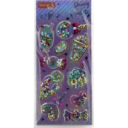 Tanex Parlak Simli-14 Serisi Etiketi 5 Ad.Tnx-26064