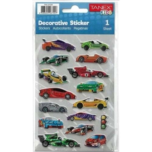 Tanex Puffy Yarış Arabaları Serisi Tnx-27239