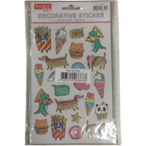 Tanex Puffy Atıştırma Şekilli Hayvan Serisi Tnx-27183