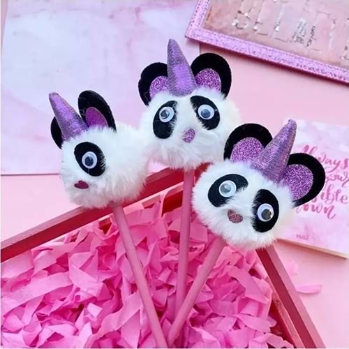 Unick Color Kurşun Kalem Unıcorn Panda Tepeli 5533 (1 Adet)