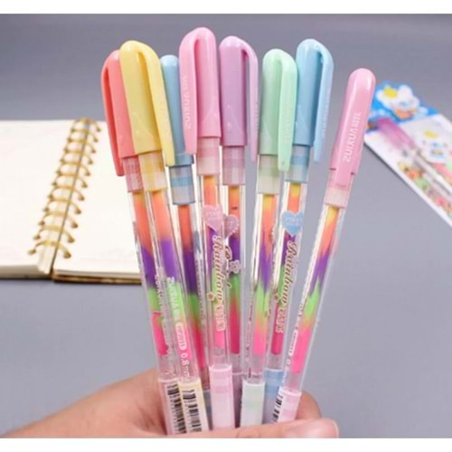 Unick Color Jel Kalem Rainbow 4442 (1 Adet)