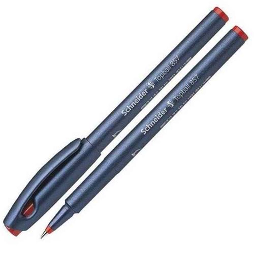 Schneider Roller Kalem Topball Bilye Uç 0.6 MM Kırmızı 857 (1 Adet)