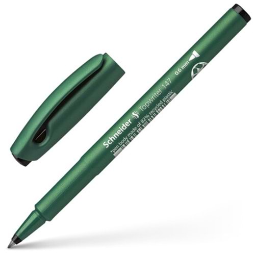 Schneider Fiber Uçlu Kalem Topwrıter 147 Sıyah 0,6 MM 1471 (1 Adet)