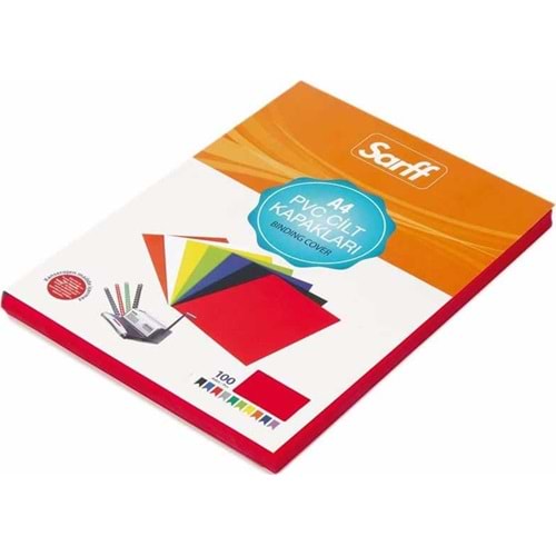 Sarff Cilt Kapağı Plastik Opak A4 160 MIC Şeffaf Buzlu 15201004 (1 Adet)