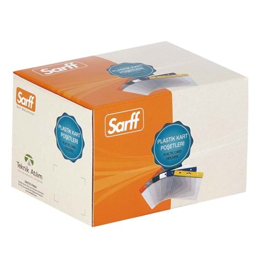 Sarff Kart Poşeti Güvenlik 11.5x16 CM Şeffaf 15207031 (1 Adet)