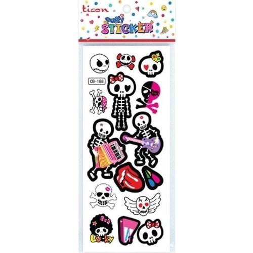 Ticon Puffy Sticker Rock N Cock Tps-009/17 (1 Adet)