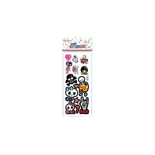 Ticon puffy Sticker Rock N Cock Tps-009/16 (1 Adet)