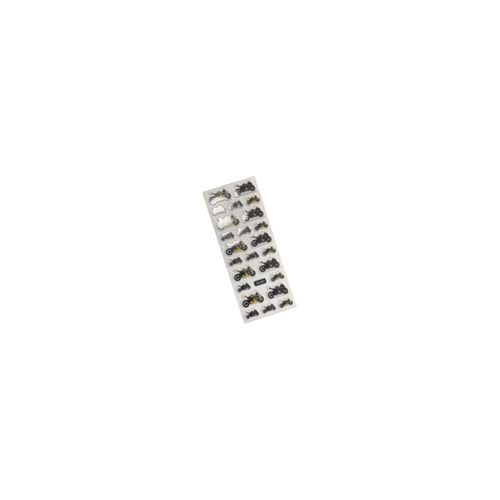 Ticon.tps-012/8 Puffy Sticker.(motorsiklet) (1 Adet)