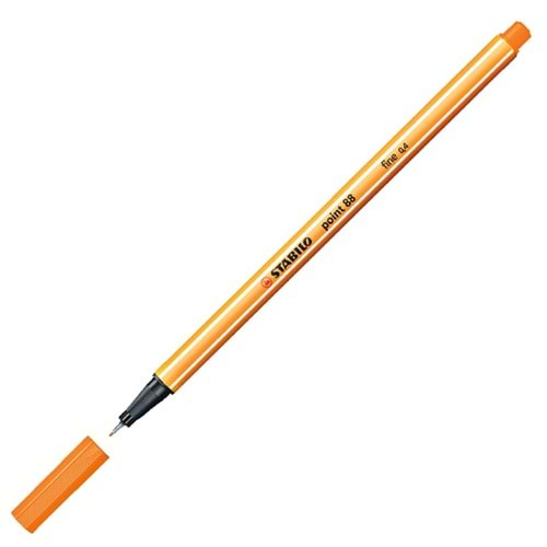 Stabilo Keçe Uçlu İnce Kalem 88 Point 0.4 MM Turuncu 88/54