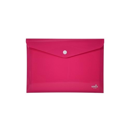 Umix Çıtçıtlı Zarf Dosya A6 Neon Pembe U1124N-PE