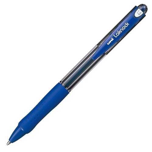 Uni-Ball Tükenmez Kalem Laknock Medium 1.0 MM Mekanik Bilye Uç Mavi SN-100 (1 Adet)