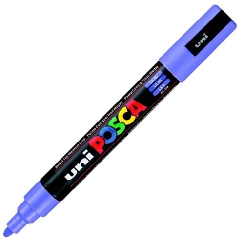 Uni-Ball Posca 1.8-2.5 Su Bazlı Poster Markörü Leylak N Pc-5M (1 Adet)