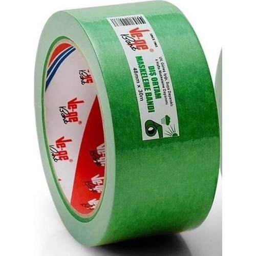 Vege Dış Ortam Maske Bantı-Yeşil-Sıngle Pack-Tek 48x30