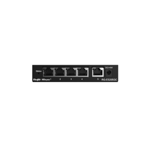 Ruijie-Reyee RG-ES205GC 4Port 10-100-1000 Mbps+1 Port 10-100-1000 Mbps Gb Yönetilebilir 54W