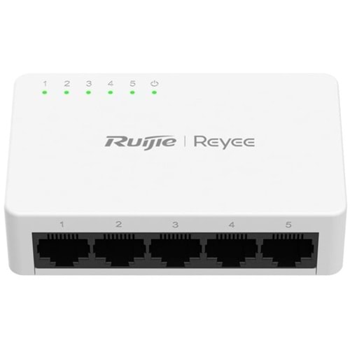Ruijie Reyee RG-ES05G-L 5 Portlu 10-100-1000 Gigabit Tak Çal Tak Çalıştır Switch Plastik Kasa