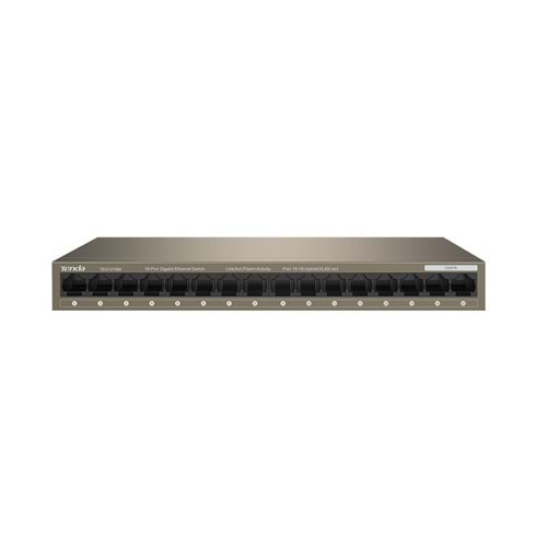 Tenda TEG1016M 16 Port 10-100-1000 Mbps Switch Metal Kasa