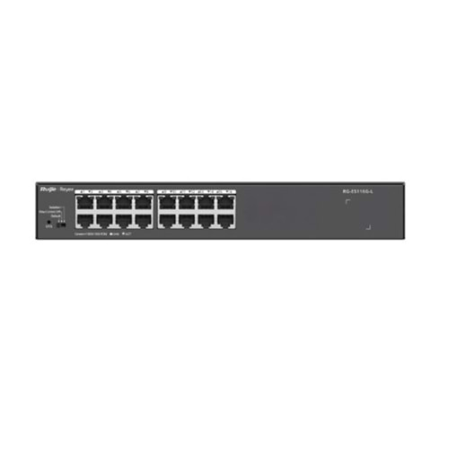 Ruijie Reyee RG-ES116G-L 16 Port 10-100-1000 Mbps Switch Metal Kasa