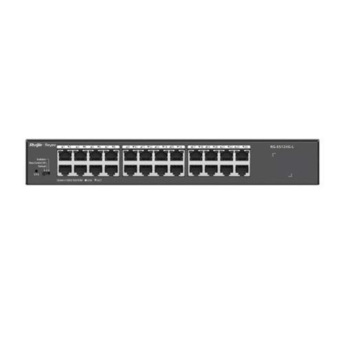 Ruijie Reyee RG-ES124G-L 24 Port 10-100-1000 Mbps Switch Metal Kasa