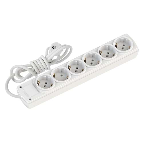 Mutlusan Rı-Tech 6lı 1,5mt Şok Koruma USB+TYP-C ANAHT. Topraklı Grup Priz (Ç.K.)(3X1.5 1.5 MT)