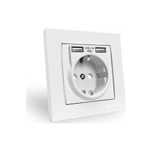 Mutlusan MUT-27 1X16 A. MONO. Topraklı Erkek Fiş (Eğik)(010 083 300027)