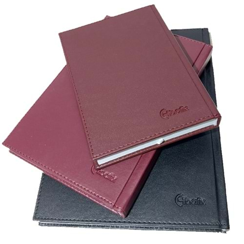 Bafix Modelist Defter Çizgili Suni Deri 168 YP 14x20