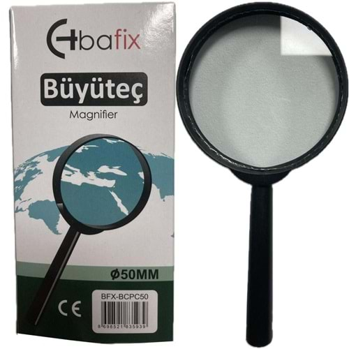 Bafix Büyüteç Cam Plastik Çerçeveli 50 MM BFX-BCPC50