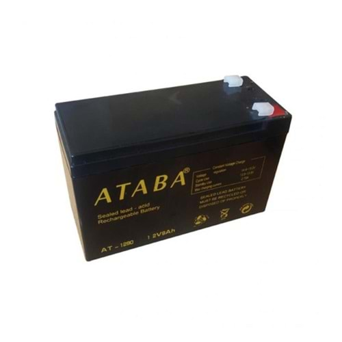 Ataba AT-1290 12V 9AH Bakımsız Kuru Akü