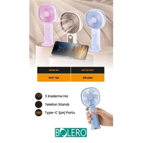 Bolero Mini Fan H137-12A (SP6388)