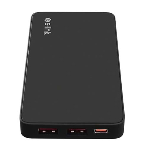 S-link P311L 10000mAh PRM LED Logo Siyah LCD Taşınabilir Pil Şarj Cihazı Powerbank