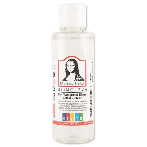 Mona Lisa Sıvı Yapıştırıcı Slime 70 ML Şeffaf SL01-1