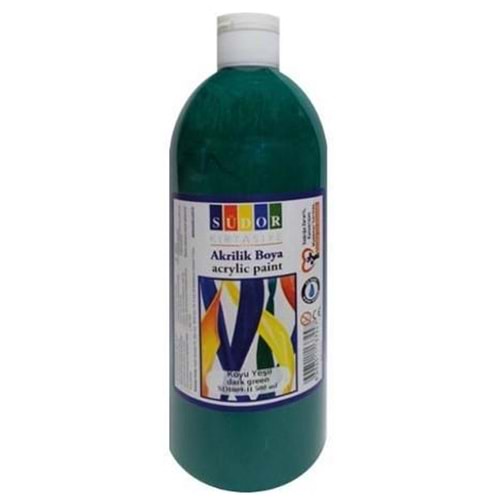 Südor Akrilik Boya 500 ML Koyu Yeşil SD1009-11