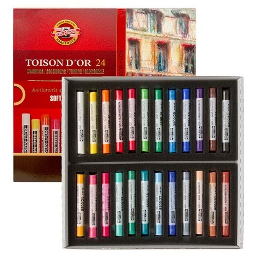 Koh-I Noor Set Extra Soft Dry Chalks 8554 24