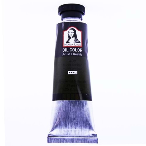 Mona Lisa Yağlı Boya 37 ML Yanık Amber 409
