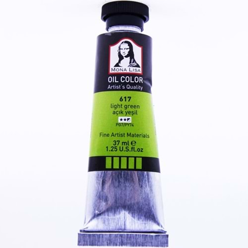 Mona Lisa Yağlı Boya 37 ML Açık Yeşil 617