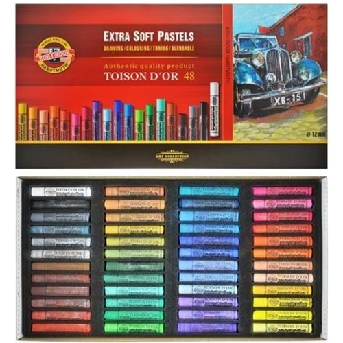 Koh-I Noor Set Extra Soft Dry Chalks 8556 48