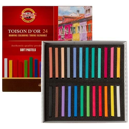 Koh-I Noor Set Of Artist´s Dry Chalks Carre 8584 24