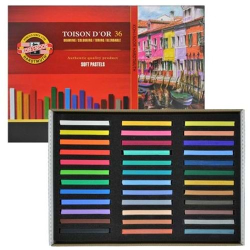 Koh-I Noor Set Of Artist´s Dry Chalks Carre 8585 36