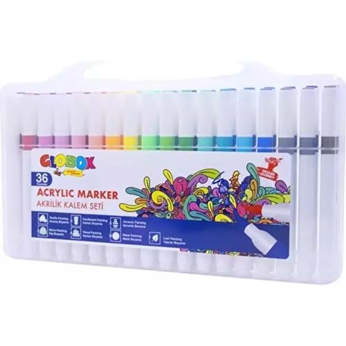 Globox Akrilik Kalem Seti 36 Lı 3687
