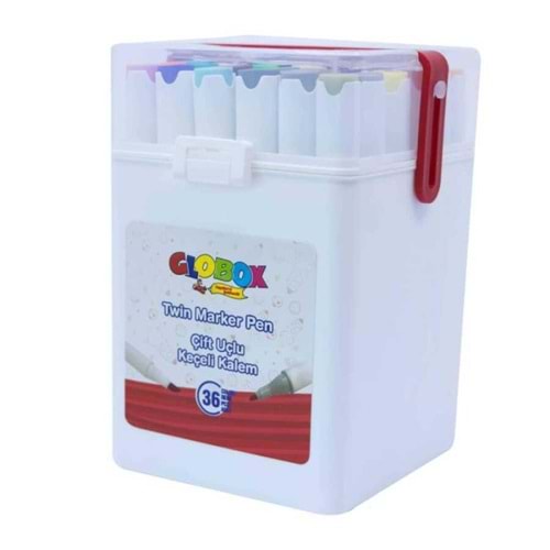 Globox Keçeli KalemÇift Uçlu 36 Lı 3683